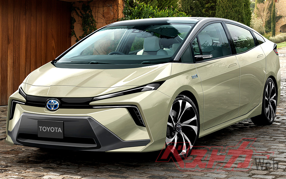 So kann der neue Toyota Prius aussehen.  Was wird es bieten?