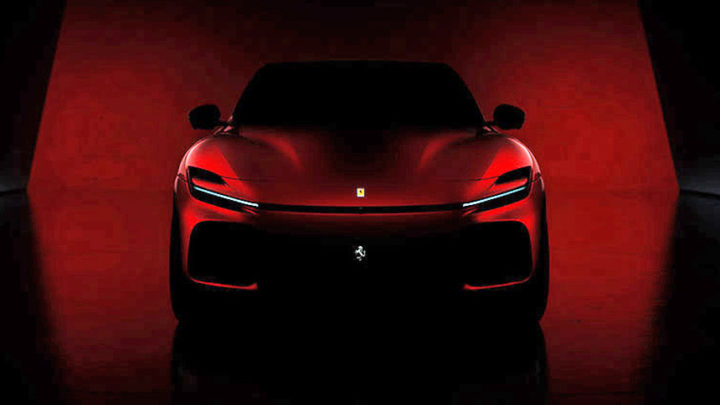 Ferrari hat ein offizielles Foto des neuen Puronsague-SUV veröffentlicht
