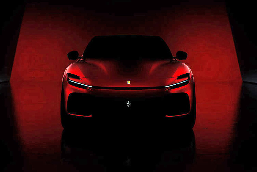 Ferrari hat ein offizielles Foto des neuen Puronsague-SUV veröffentlicht